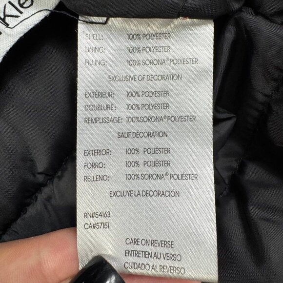 Calvin Klein Men's Hooded Jacket – Size M – Black CM224577 - Picture 9 of 16